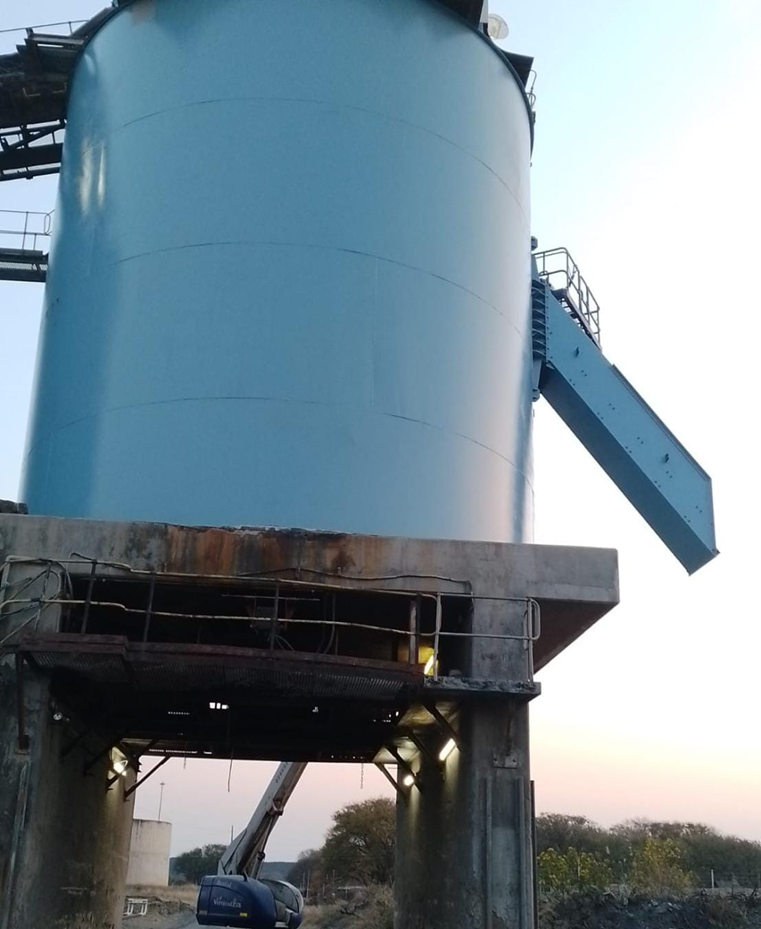 Silo Corrosion Protected & Painted